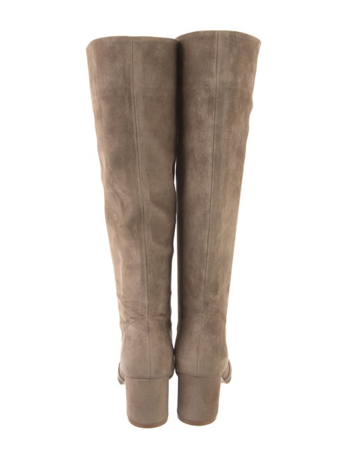 Gianvito Rossi Suede Riding Boots