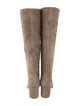Gianvito Rossi Suede Riding Boots