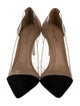 Gianvito Rossi Leather Grosgrain Trim D'Orsay Pumps