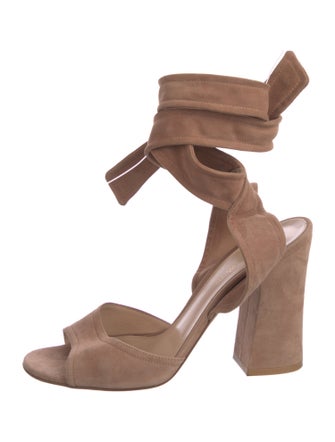 Gianvito Rossi Suede Sandals