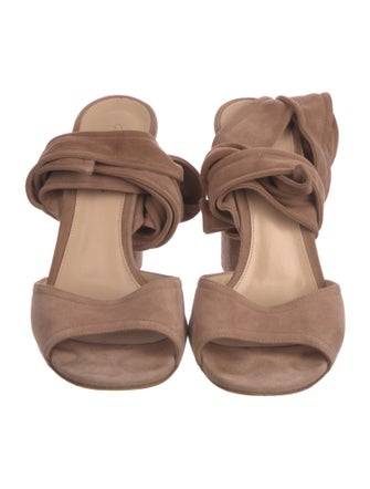 Gianvito Rossi Suede Sandals