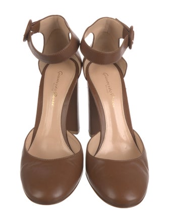 Gianvito Rossi Leather D'Orsay Pumps
