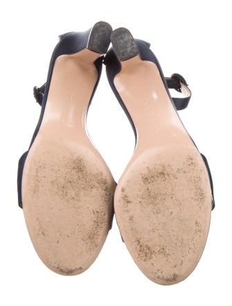 Gianvito Rossi Satin Sandals