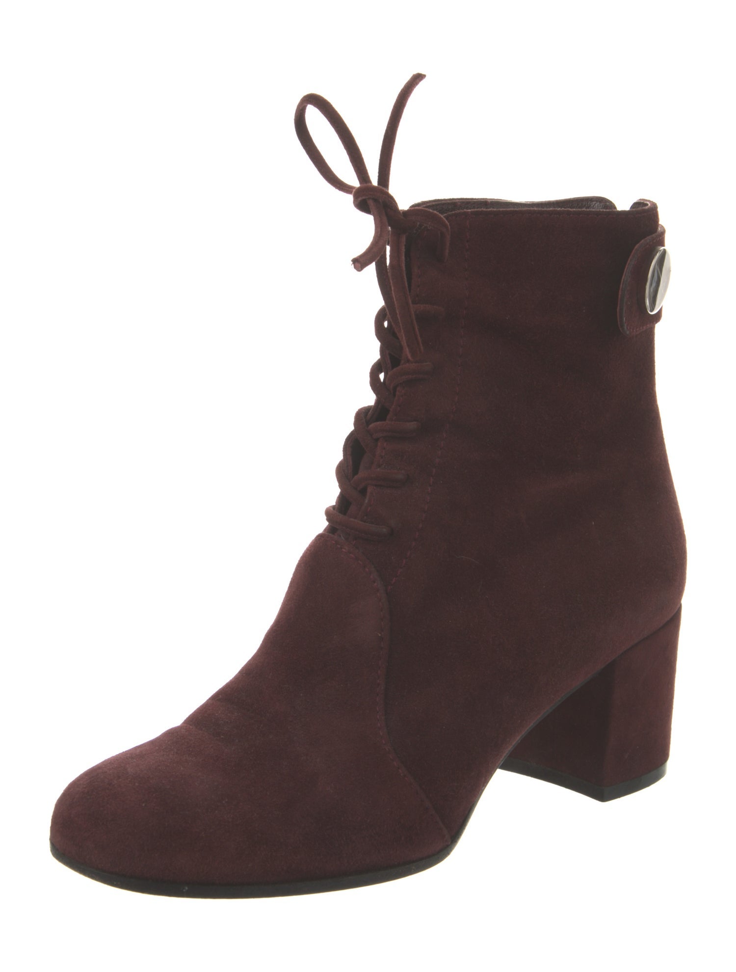 Gianvito Rossi Suede Lace-Up Boots