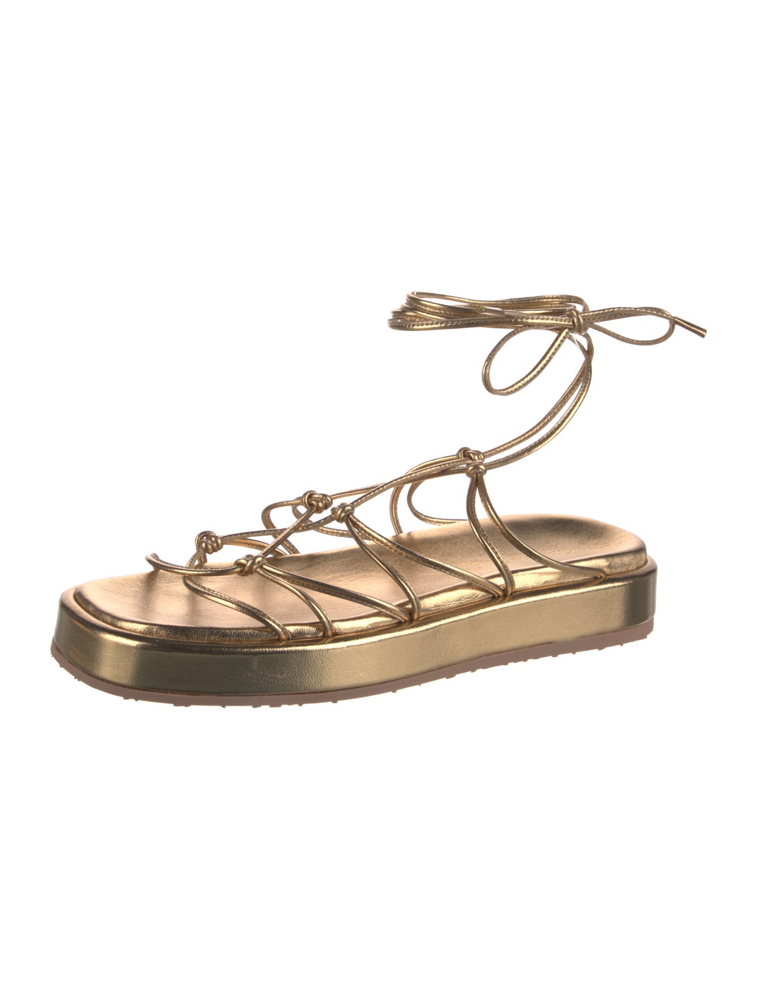 Gianvito Rossi Leather Gladiator Sandals