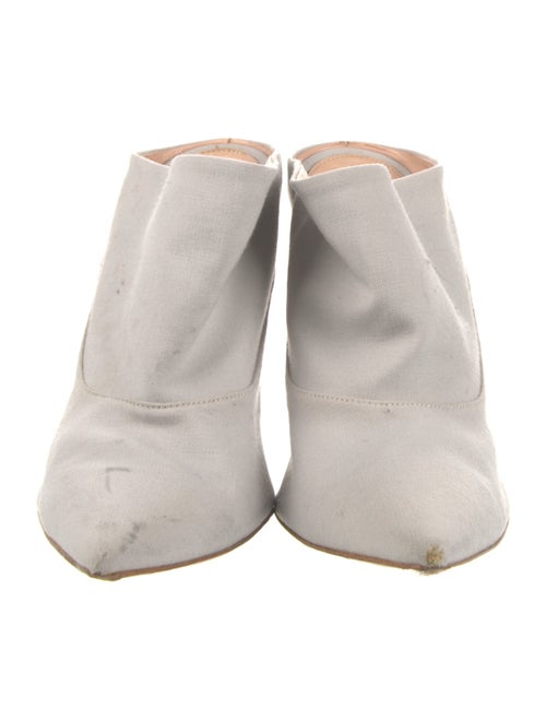 Gianvito Rossi Canvas Mules