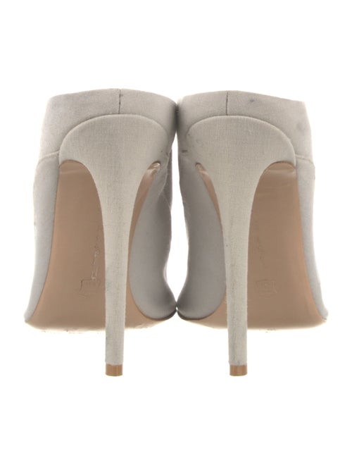 Gianvito Rossi Canvas Mules