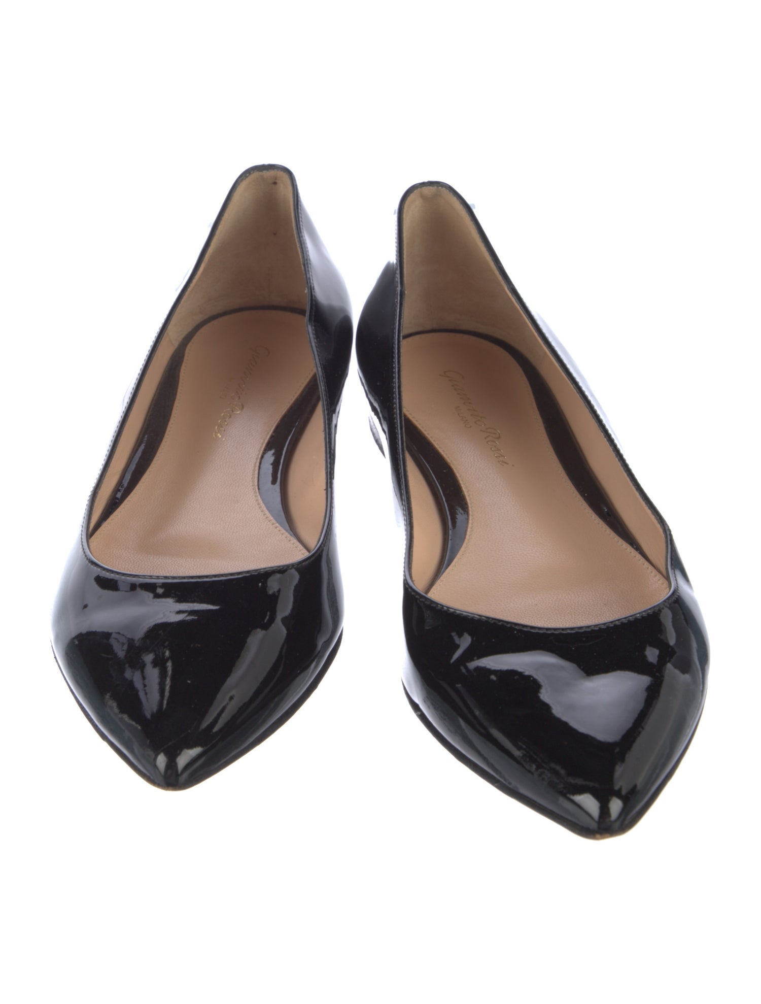 Gianvito Rossi Patent Leather Ballet Flats