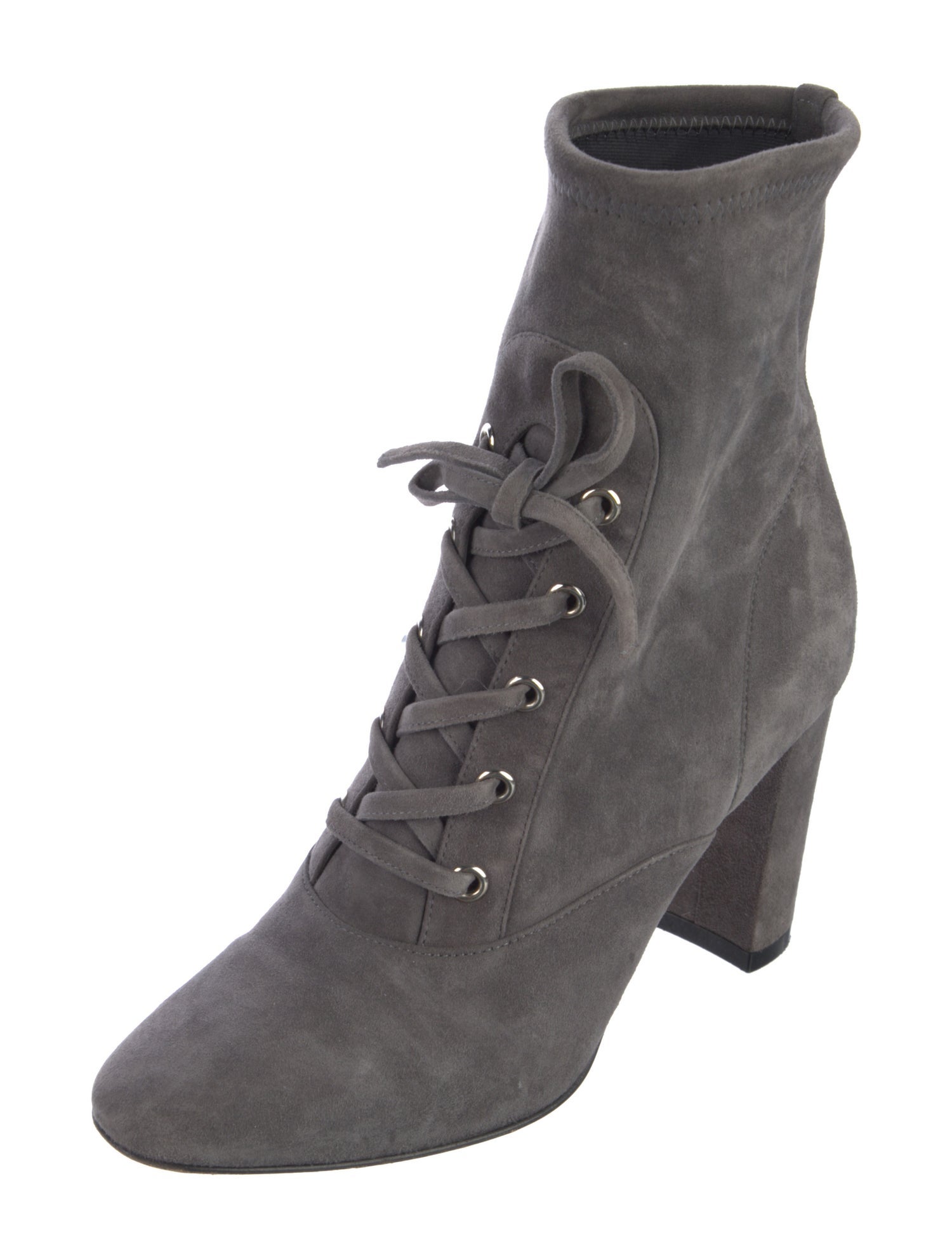 Gianvito Rossi Suede Lace-Up Boots