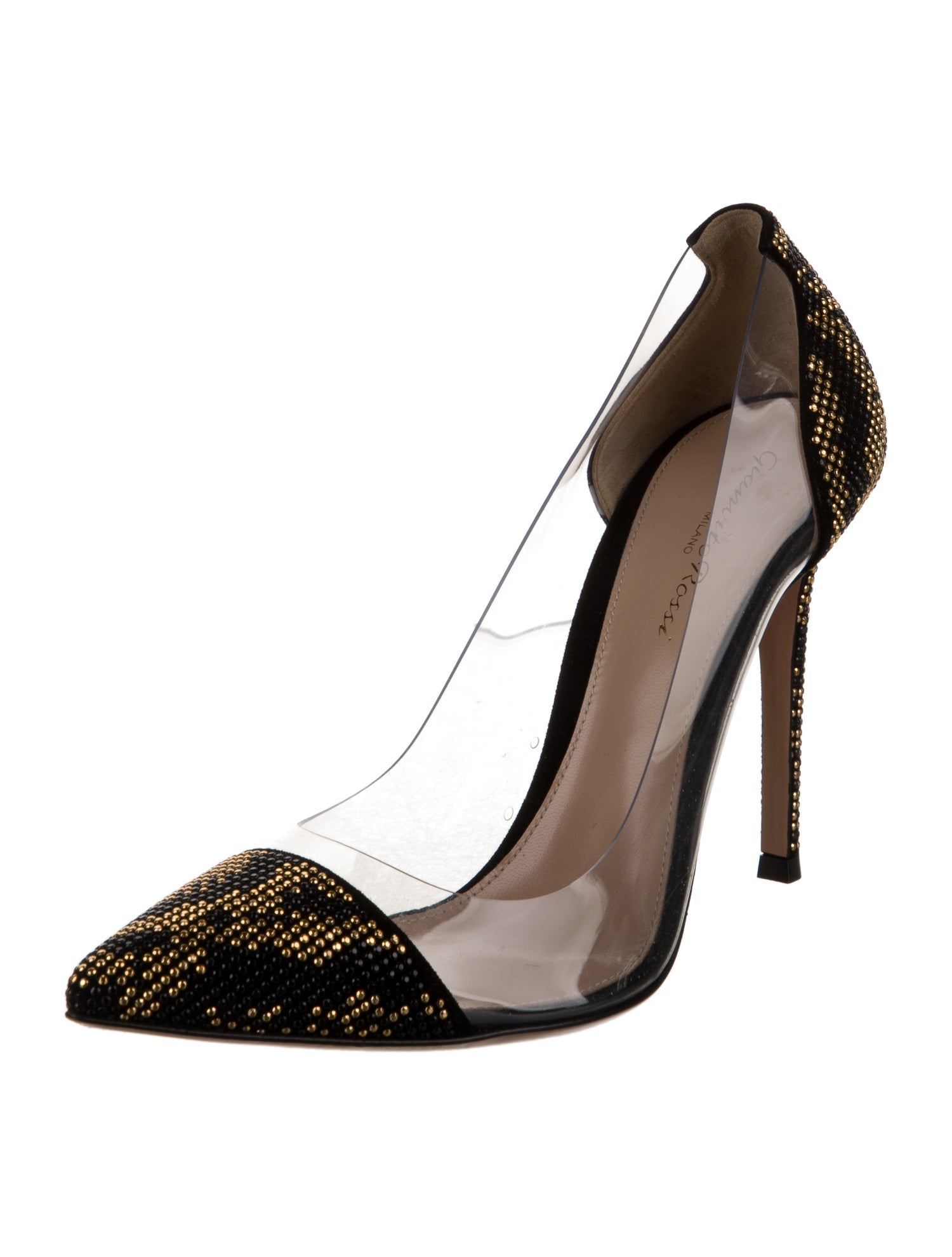 Gianvito Rossi PVC Printed Pumps