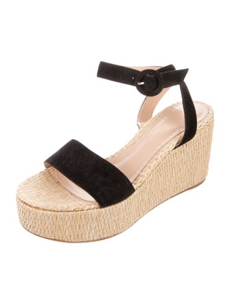 Gianvito Rossi Suede Espadrilles