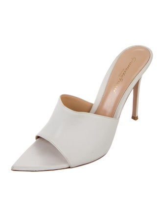 Gianvito Rossi Leather Slides