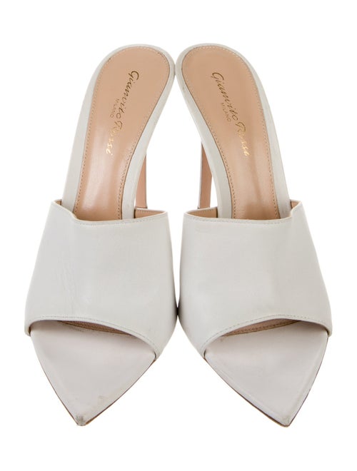 Gianvito Rossi Leather Slides