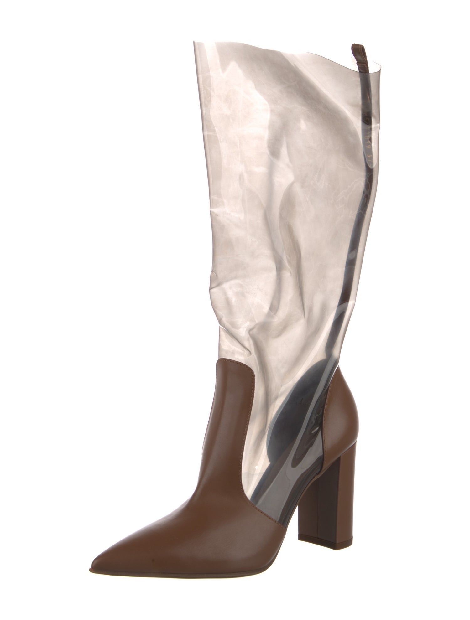 Gianvito Rossi PVC Colorblock Pattern Boots