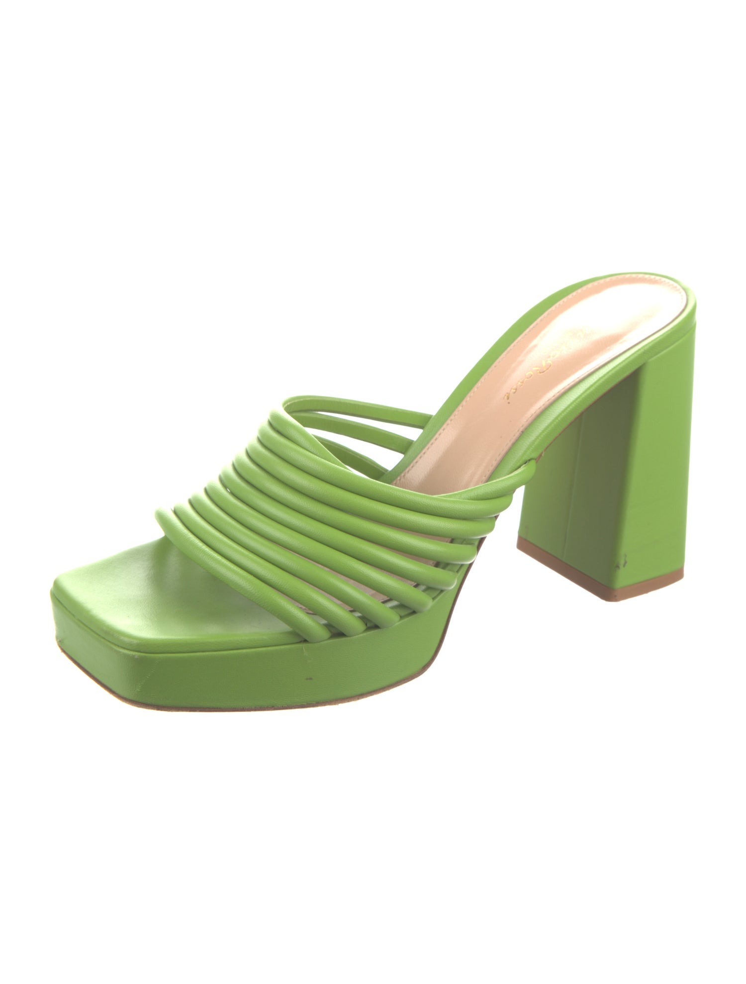 Gianvito Rossi Leather Slides