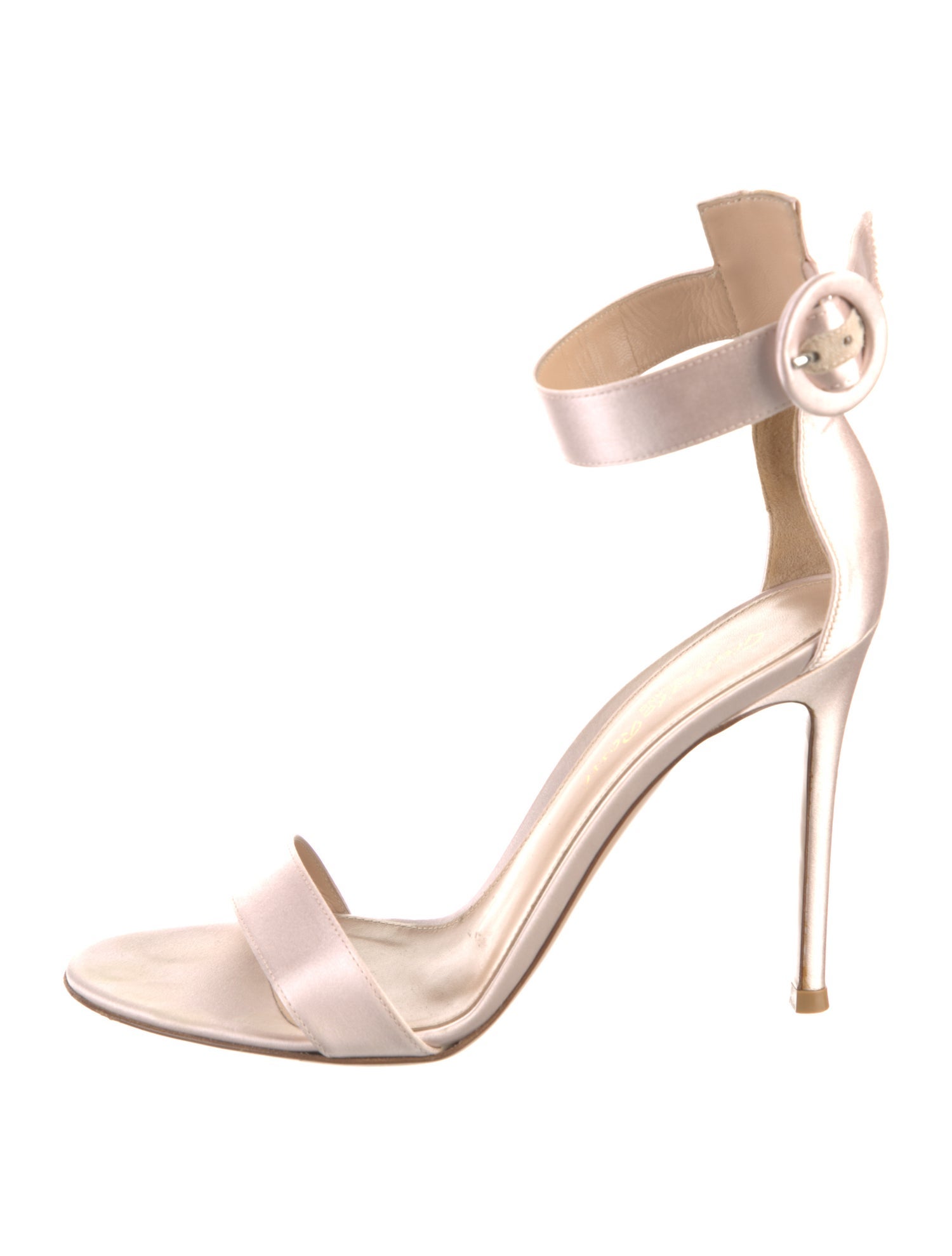 Gianvito Rossi Satin Slingback Sandals
