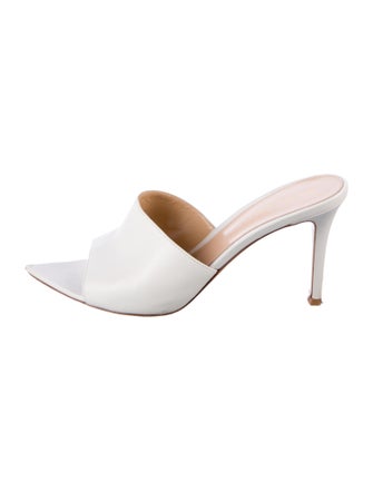 Gianvito Rossi Leather Slides