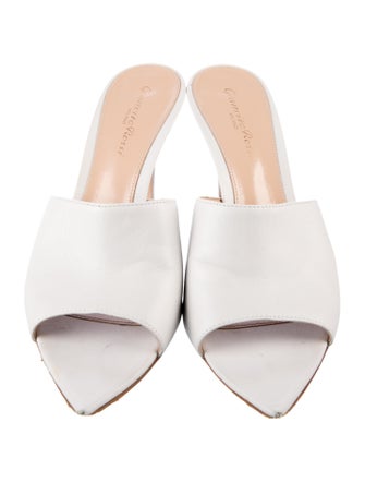 Gianvito Rossi Leather Slides
