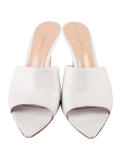 Gianvito Rossi Leather Slides