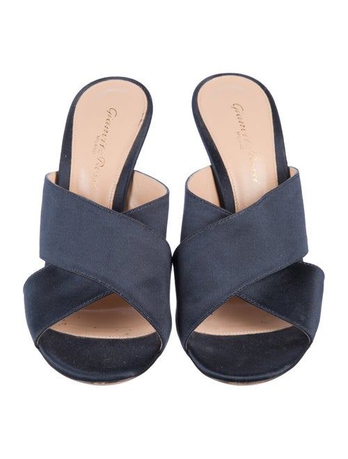 Gianvito Rossi Satin Slides