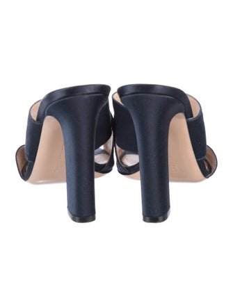 Gianvito Rossi Satin Slides