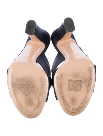 Gianvito Rossi Satin Slides