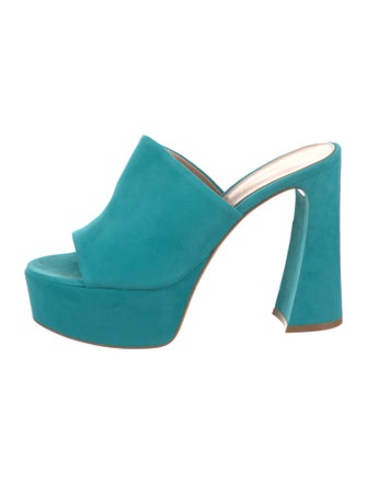 Gianvito Rossi Suede Slides