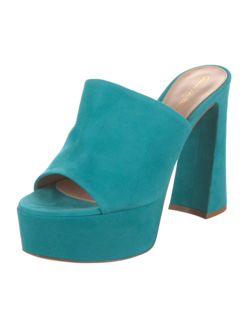 Gianvito Rossi Suede Slides