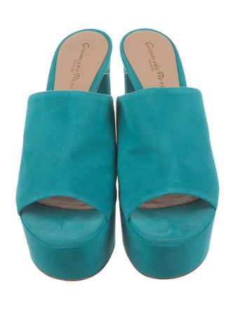 Gianvito Rossi Suede Slides