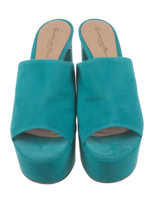 Gianvito Rossi Suede Slides