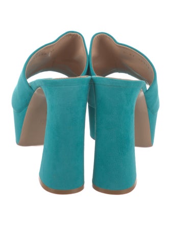 Gianvito Rossi Suede Slides