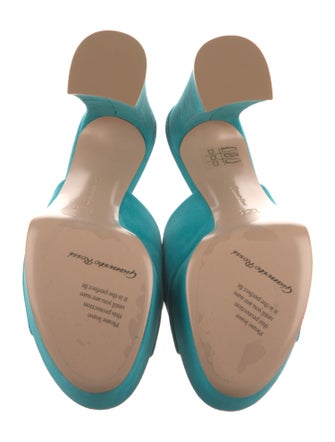 Gianvito Rossi Suede Slides