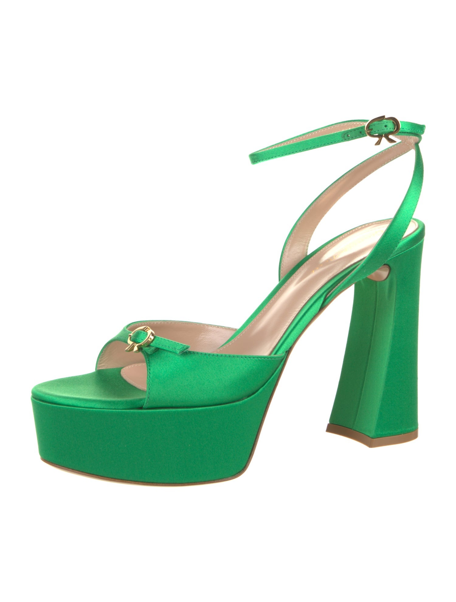 Gianvito Rossi Satin Sandals