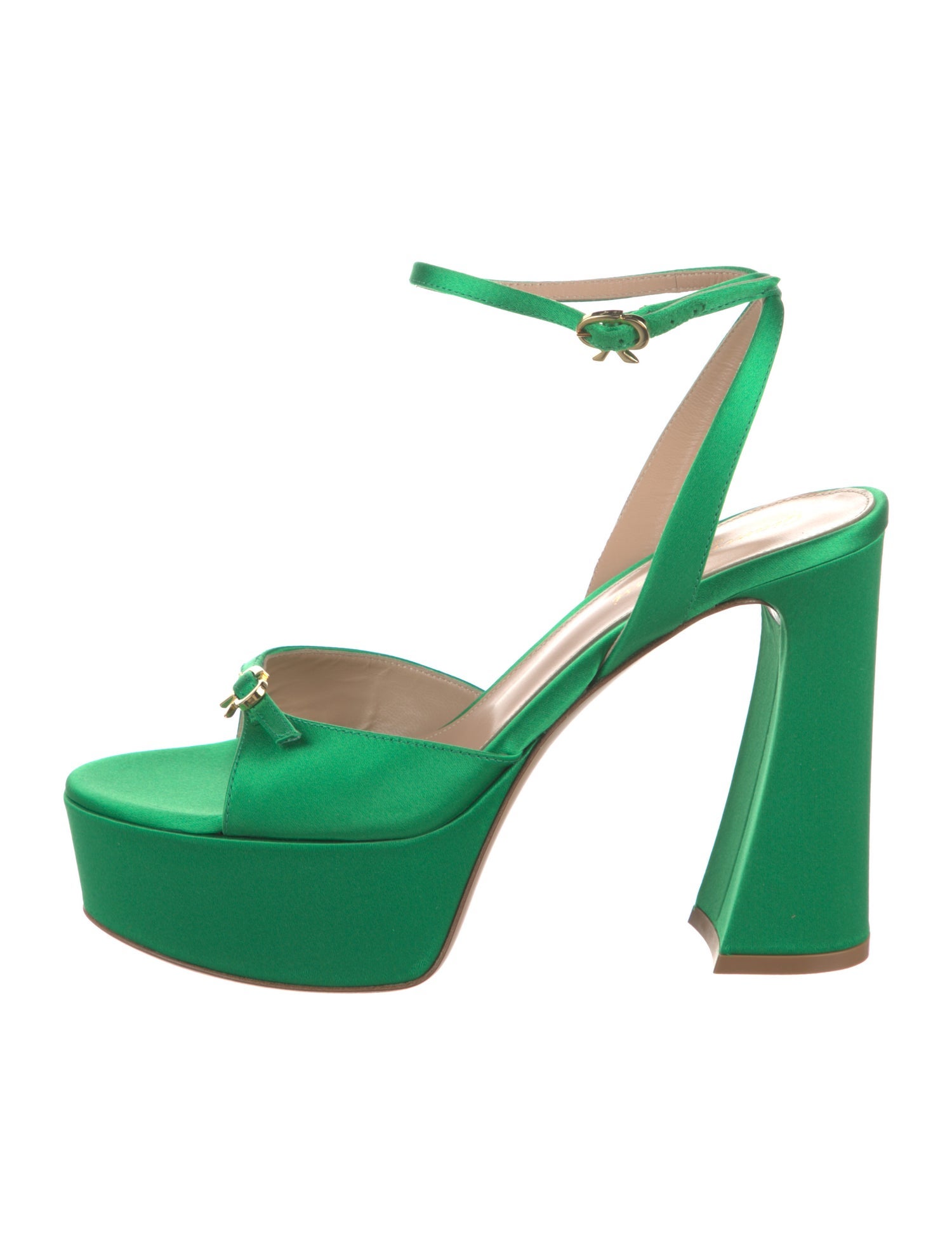 Gianvito Rossi Satin Sandals