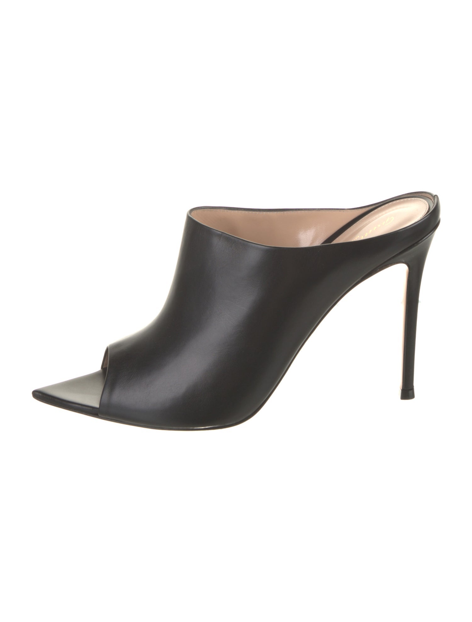 Gianvito Rossi Leather Slides