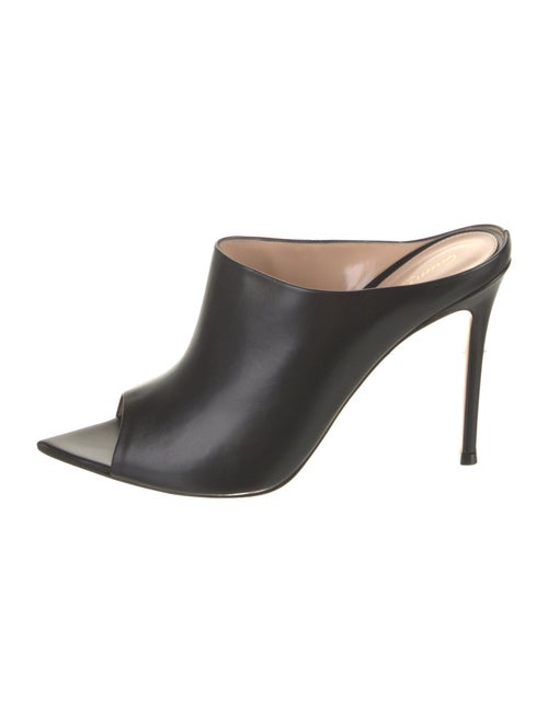 Gianvito Rossi Leather Slides