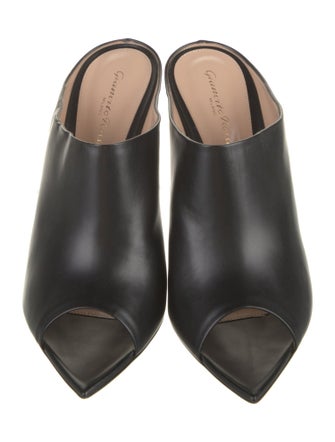 Gianvito Rossi Leather Slides