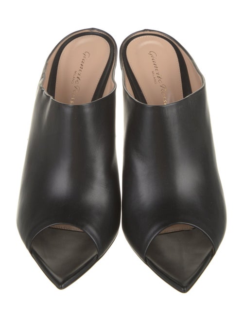 Gianvito Rossi Leather Slides