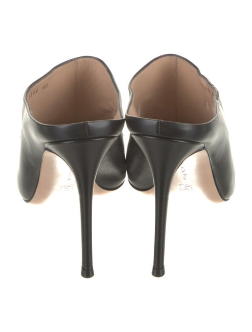 Gianvito Rossi Leather Slides