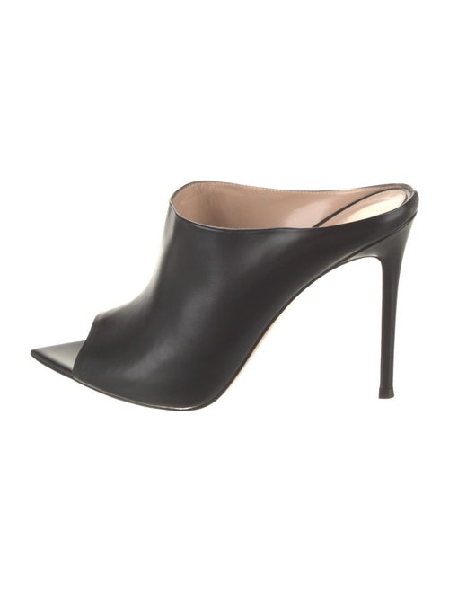Gianvito Rossi Leather Slides