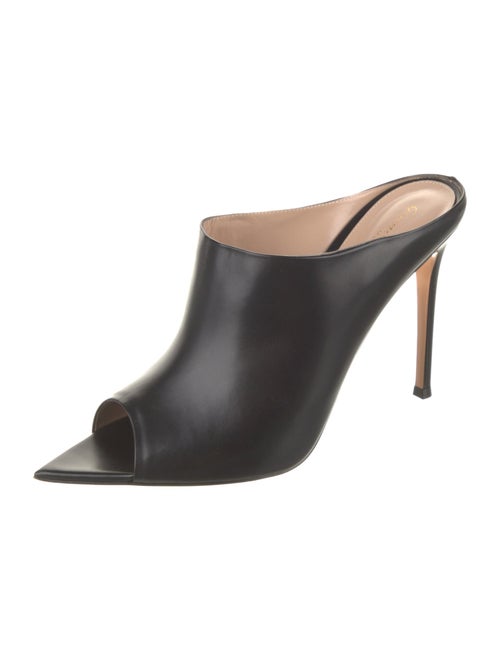 Gianvito Rossi Leather Slides