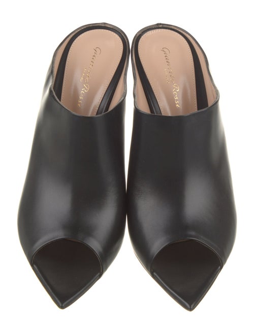 Gianvito Rossi Leather Slides