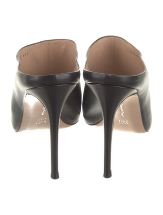 Gianvito Rossi Leather Slides