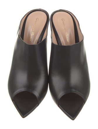 Gianvito Rossi Leather Slides