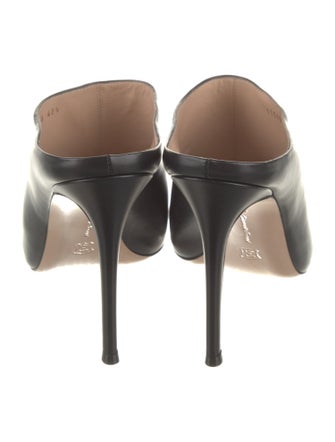Gianvito Rossi Leather Slides
