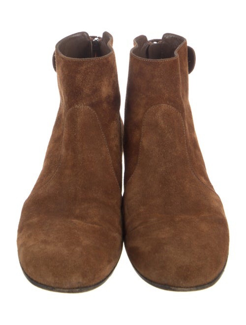 Gianvito Rossi Suede Printed Boots