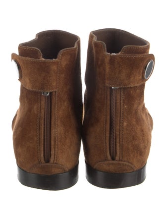 Gianvito Rossi Suede Printed Boots