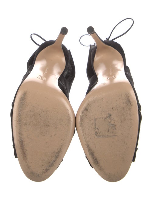 Gianvito Rossi Suede Lace-Up Boots