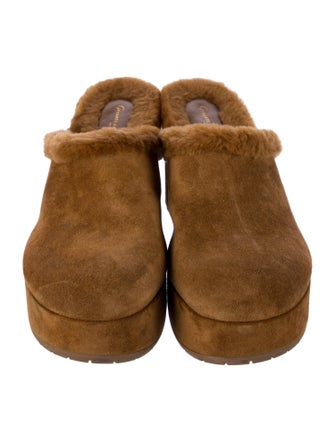 Gianvito Rossi Suede Mules