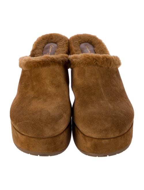 Gianvito Rossi Suede Mules